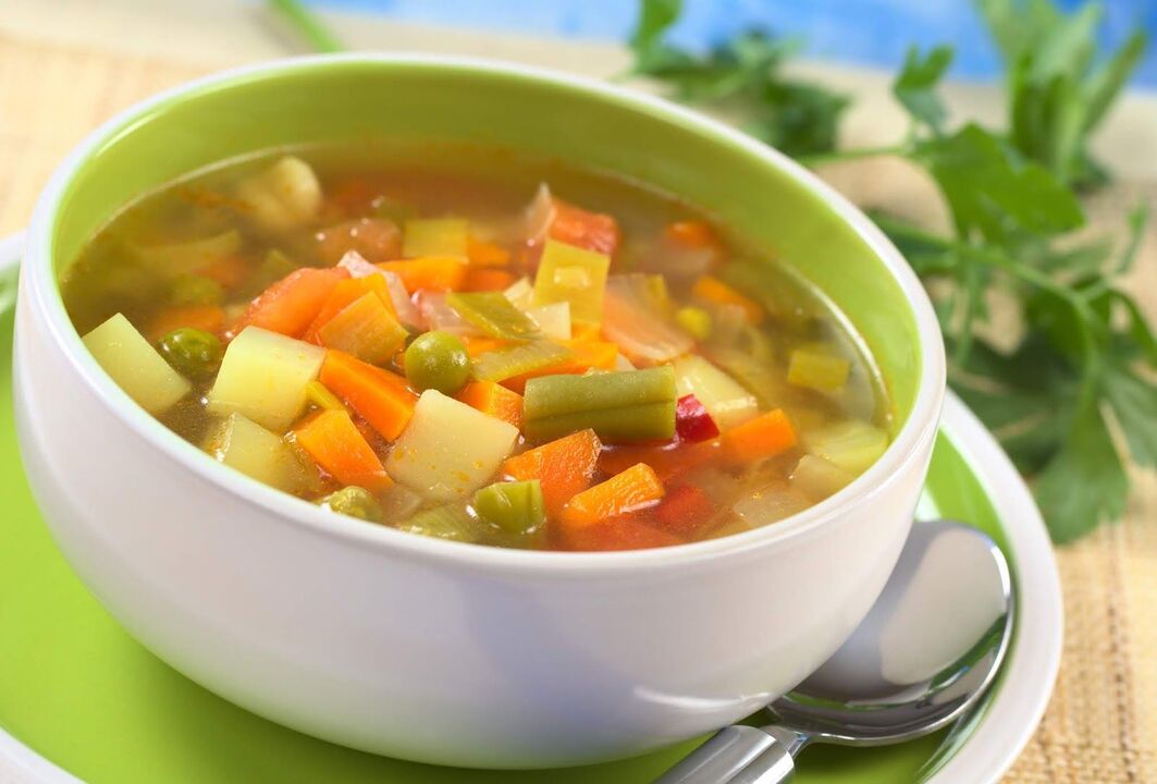 Vegetable soup for weight loss