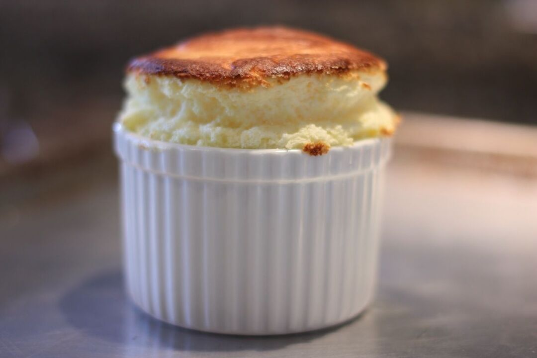 Quark souffle with pancreatitis