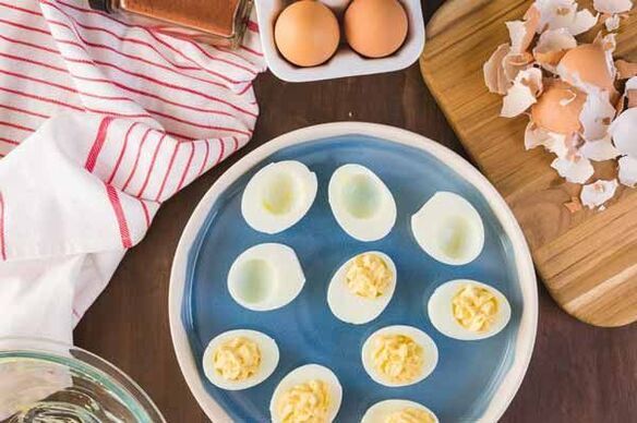 What foods can be eaten on an egg diet
