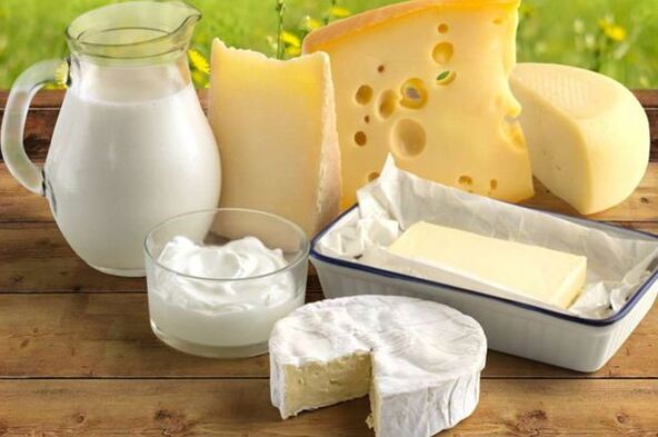 Dairy products for people with the fourth blood group