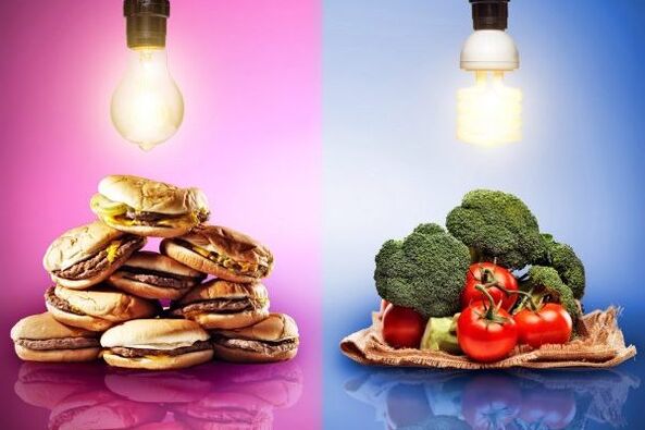 Choosing a diet food for weight loss