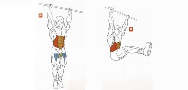 Hanging leg rises