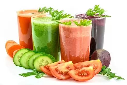 Vegetable juices for a drinking diet
